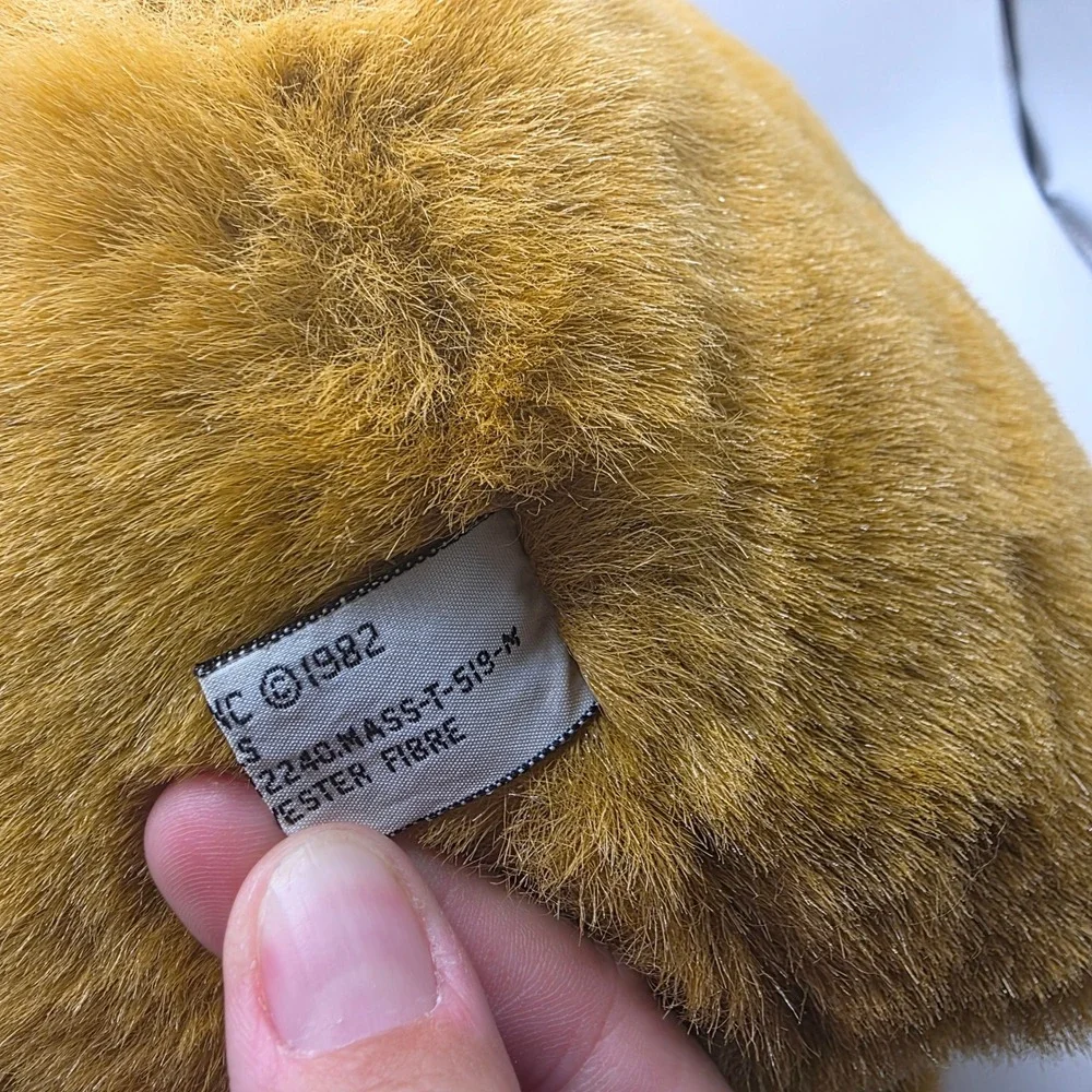 Vintage 1982 America Wego Teddy Bear Golden Brown Plush Stuffed Animal 15 inch